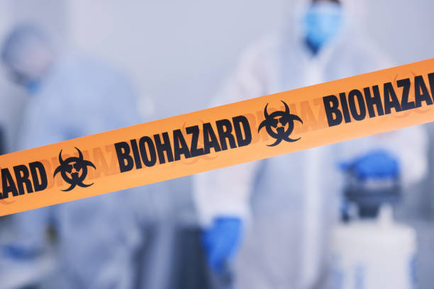 Professional Biohazard Cleanup technician working in Swanton, OH